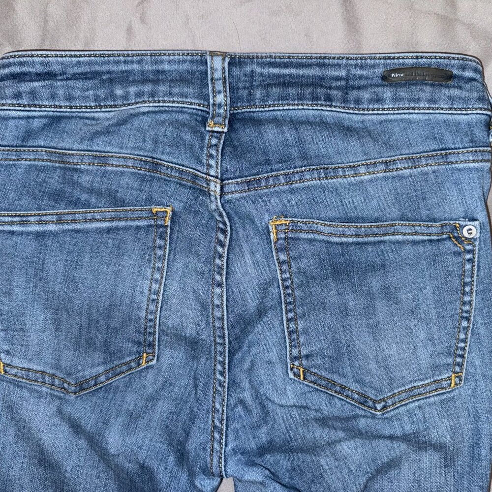 Pilcro by Anthropologie High Rise Legging Jeans Size 27 Light Wash - Picture 5 of 5